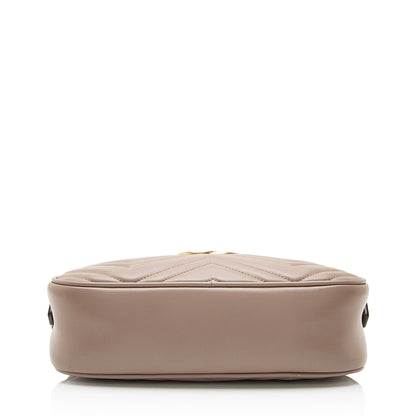 Gucci Matelasse Leather GG Marmont Small Camera Bag