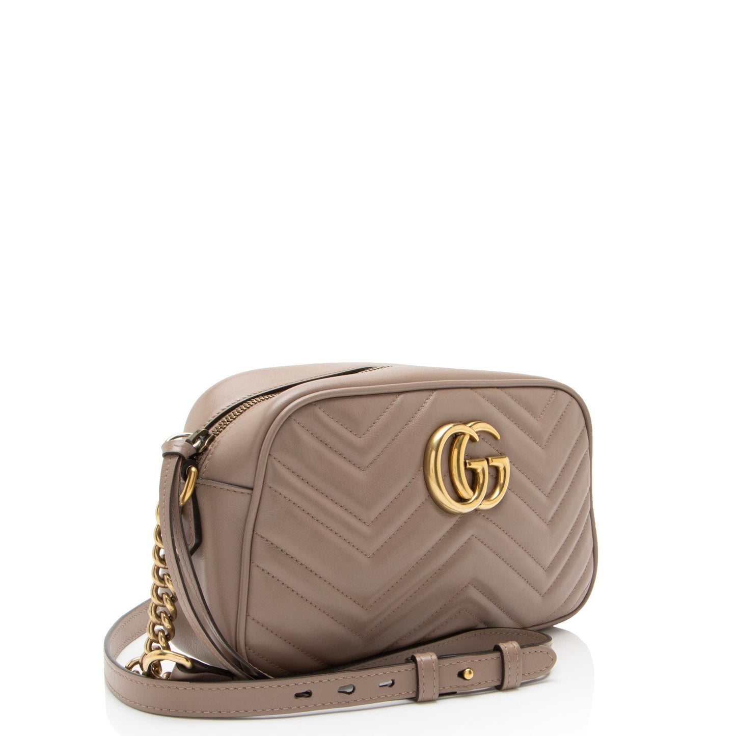 Gucci Matelasse Leather GG Marmont Small Camera Bag
