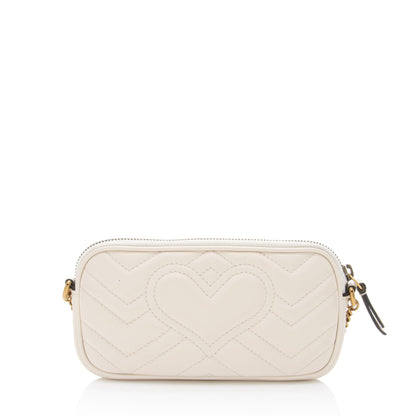 Gucci Matelasse Leather GG Marmont Small Crossbody