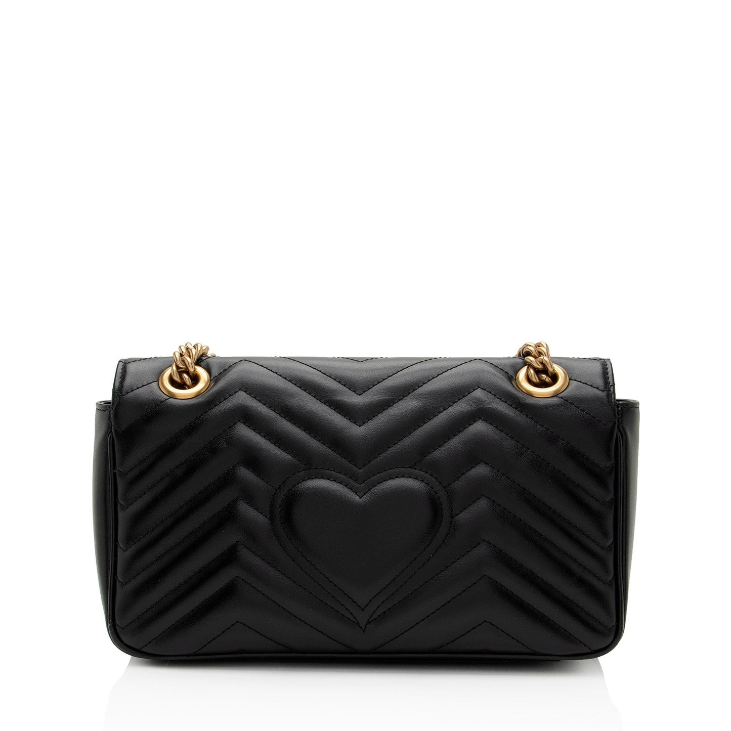 Gucci Matelasse Leather GG Marmont Small Flap Bag (SHF-lcLQ2a)