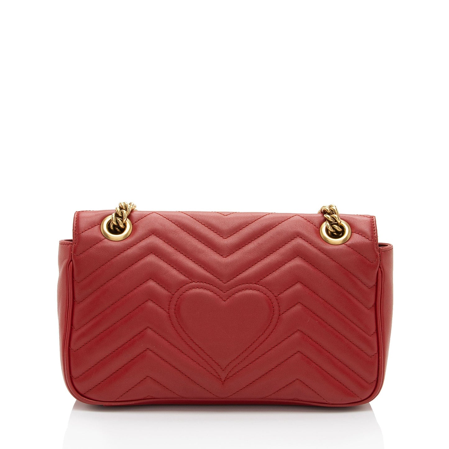 Gucci Matelasse Leather GG Marmont Medium Flap Bag