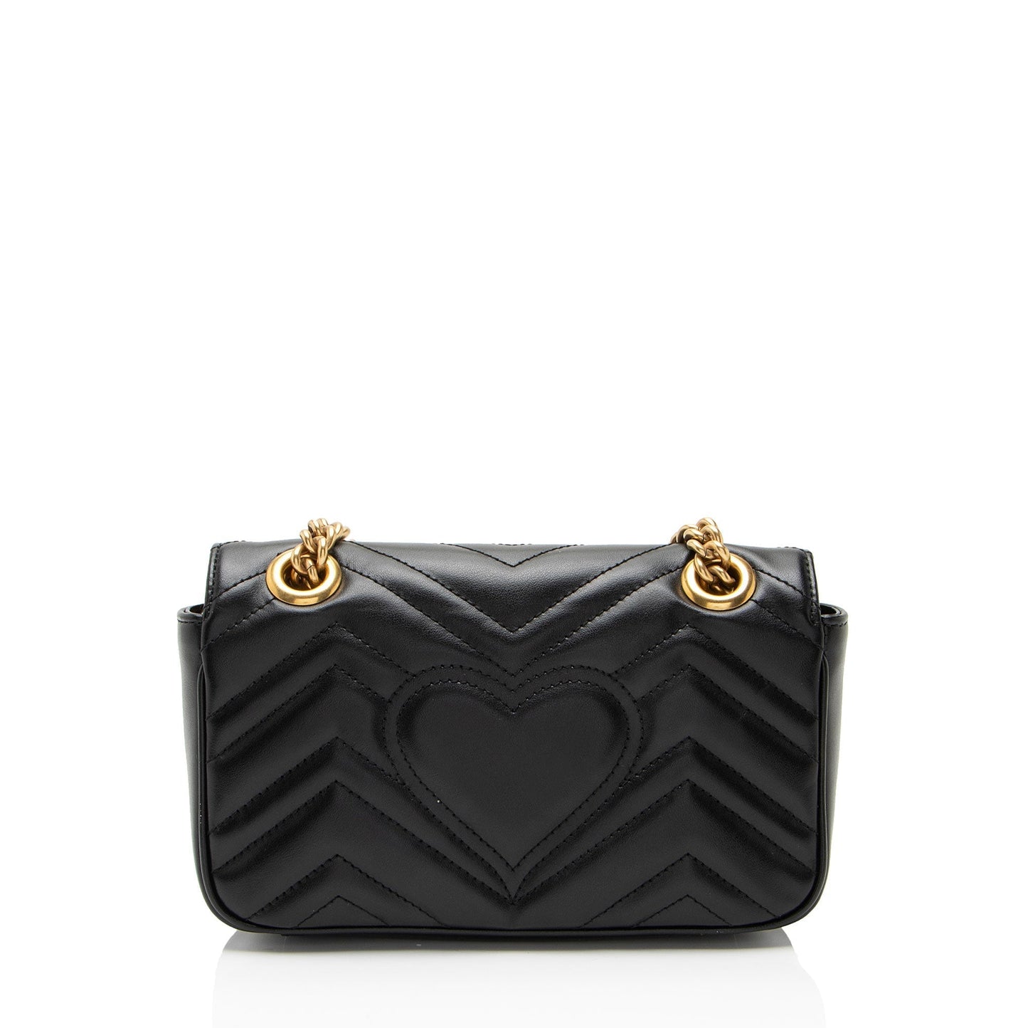 Gucci Matelasse Leather GG Marmont Small Flap Bag