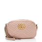 Gucci Matelasse Leather GG Marmont Small Shoulder Bag (SHF-2jUw44)