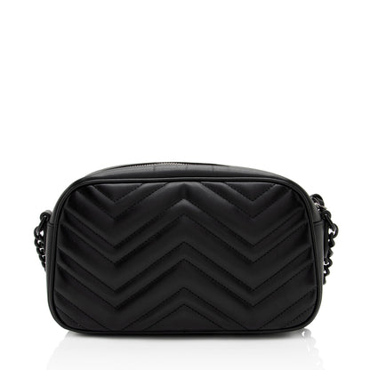 Gucci Matelasse Leather GG Marmont Small Shoulder Bag (SHF-sIFM1C)