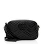 Gucci Matelasse Leather GG Marmont Small Shoulder Bag (SHF-sIFM1C)