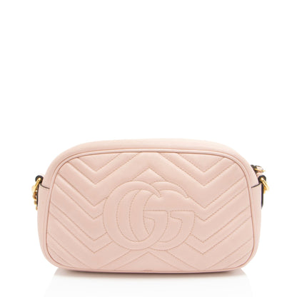 Gucci Matelasse Leather GG Marmont Small Shoulder Bag