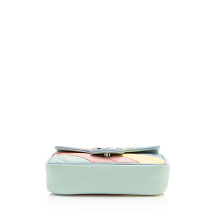 Gucci Matelasse Leather GG Marmont Super Mini Flap Bag (SHF-LovLEQ)