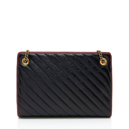 Gucci Matelasse Leather Torchon GG Marmont Chain Tote