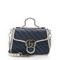Gucci Matelasse Leather Torchon GG Marmont Mini Top Handle (SHF-MlSIP6)