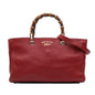 Gucci Medium Calfskin Bamboo Shopper Satchel
