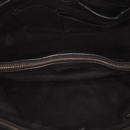 Gucci Medium Calfskin Bamboo Shopper Satchel