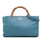 Gucci Medium Calfskin Bamboo Shopper Satchel