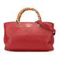 Gucci Medium Calfskin Bamboo Shopper Satchel