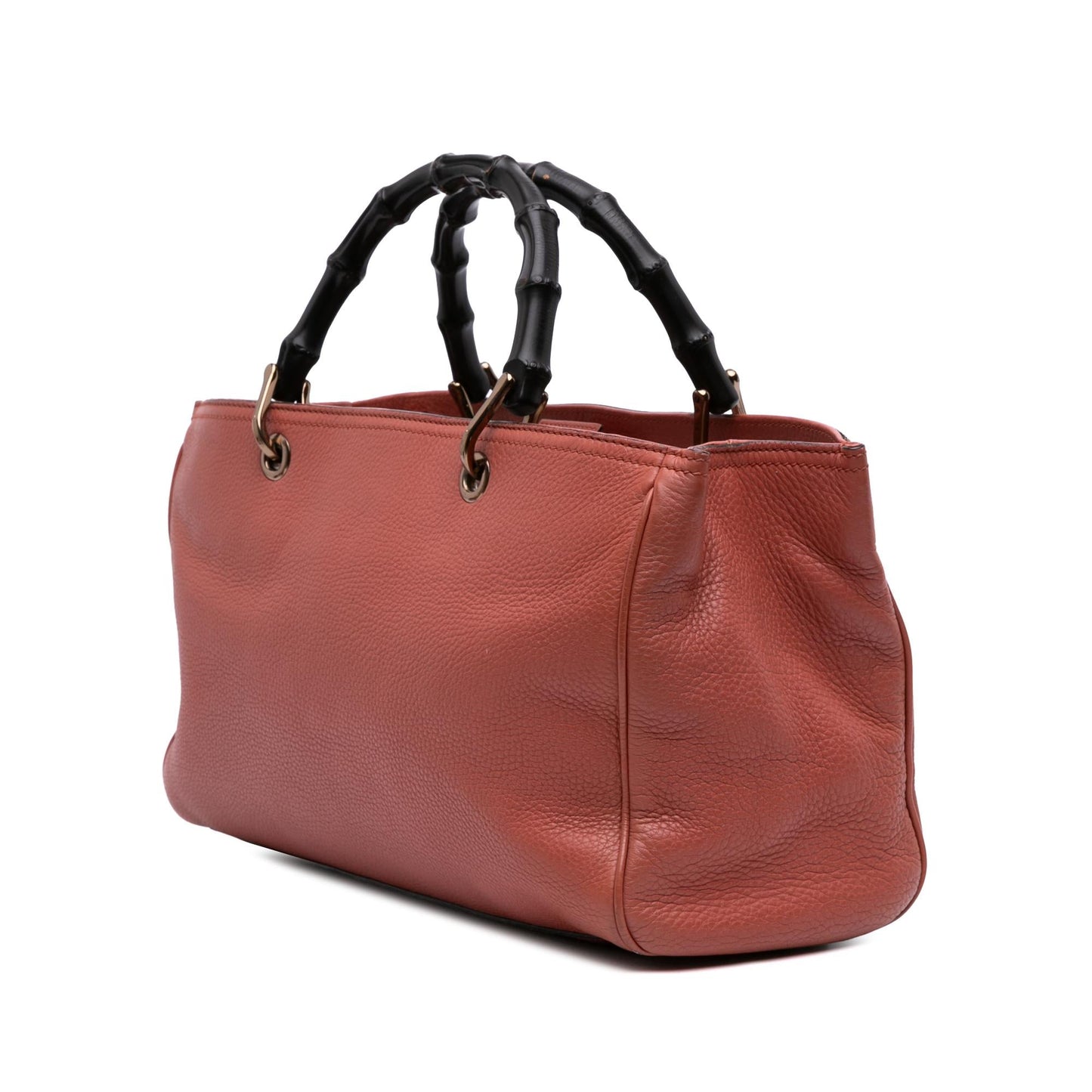 Gucci Medium Calfskin Bamboo Shopper Satchel