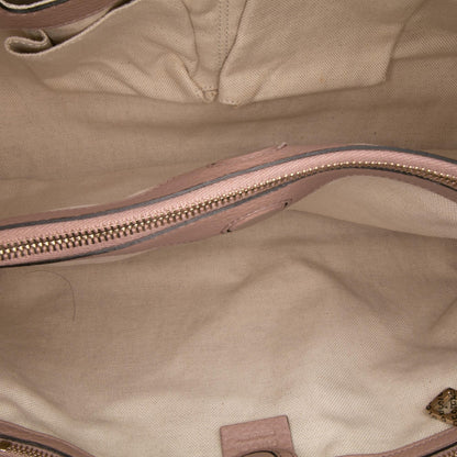 Gucci Medium Calfskin Bamboo Shopper Satchel