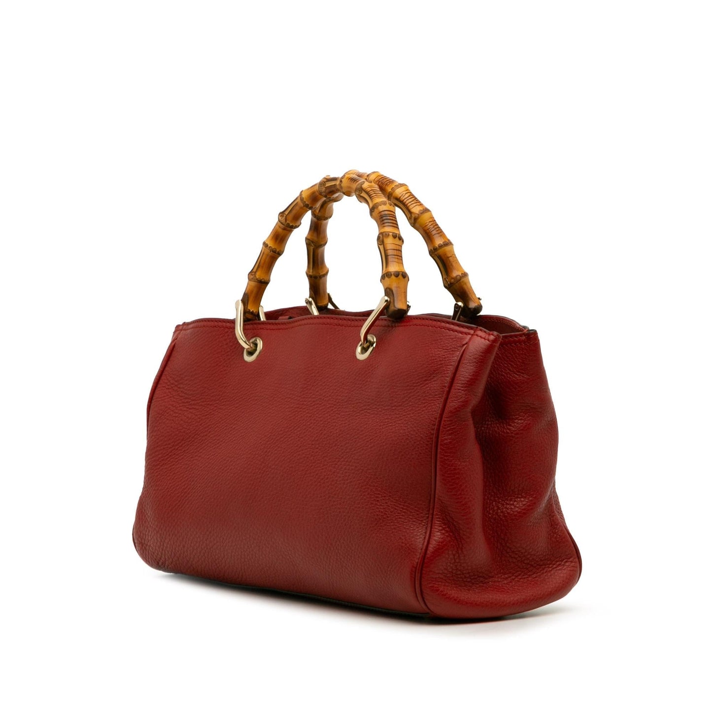 Gucci Medium Calfskin Bamboo Shopper Satchel