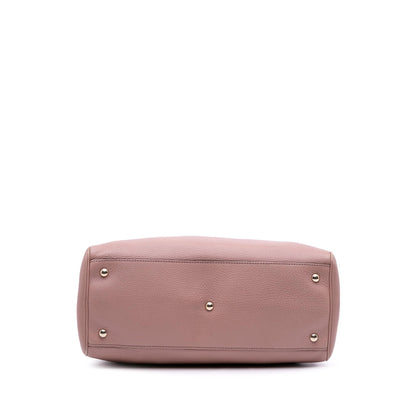Gucci Medium Calfskin Bamboo Shopper Satchel