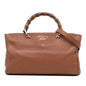 Gucci Medium Calfskin Bamboo Shopper Satchel