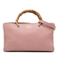 Gucci Medium Calfskin Bamboo Shopper Satchel