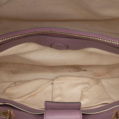 Gucci Medium Calfskin Bamboo Shopper Satchel