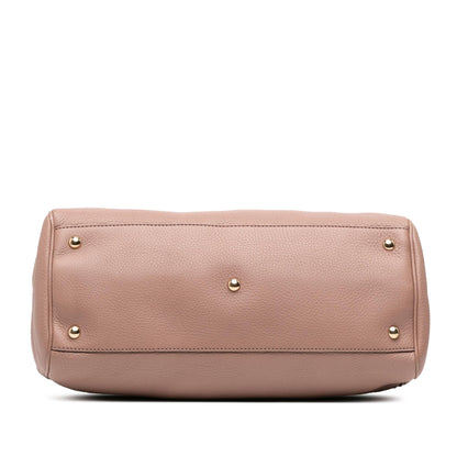 Gucci Medium Calfskin Bamboo Shopper Satchel