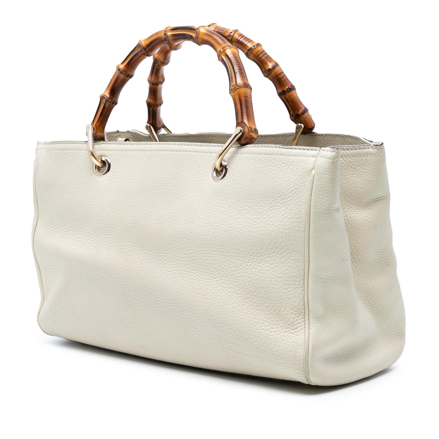 Gucci Medium Calfskin Bamboo Shopper Satchel