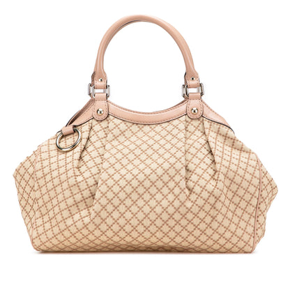Gucci Medium Diamante Canvas Sukey Tote