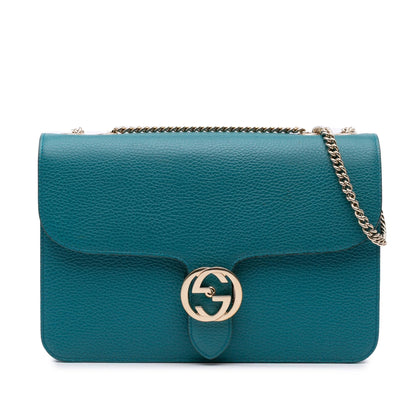 Gucci Medium Dollar Calfskin Interlocking G Crossbody