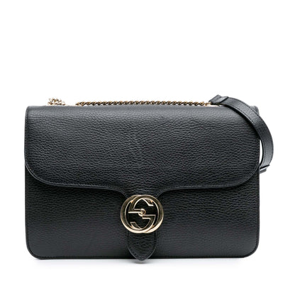 Gucci Medium Dollar Calfskin Interlocking G Crossbody