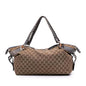 Gucci Medium GG Canvas Bamboo Bar Tote