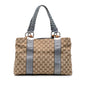 Gucci Medium GG Canvas Bamboo Libeccio Tote