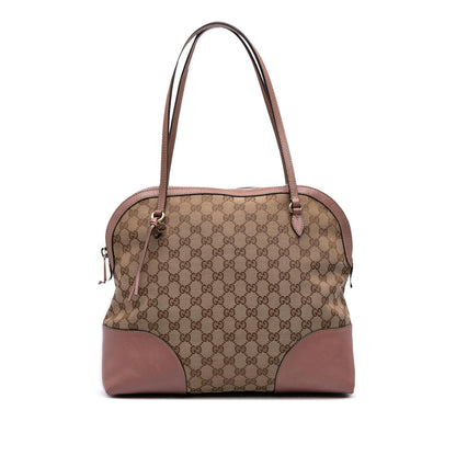Gucci Medium GG Canvas Bree Dome Tote
