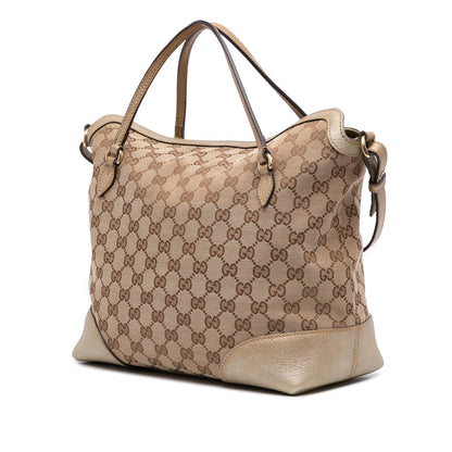 Gucci Medium GG Canvas Bree Satchel