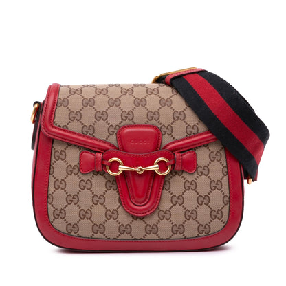 Gucci Medium GG Canvas Web Crossbody
