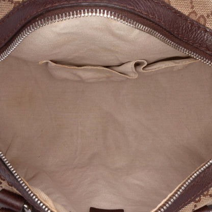 Gucci Medium GG Canvas Techno Tag Boston Bag