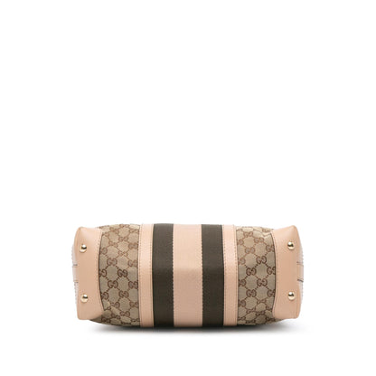Gucci Medium GG Canvas Web Shoulder Bag
