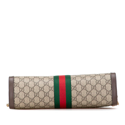 Gucci Medium GG Supreme Ophidia Web Chain Shoulder Bag