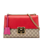 Gucci Medium GG Supreme Padlock Shoulder Bag