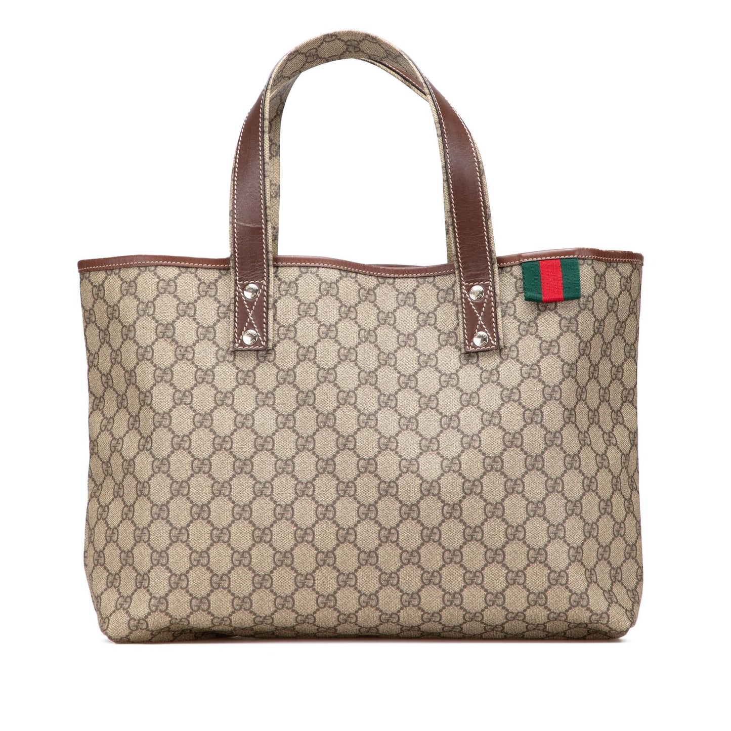 Gucci Medium GG Supreme Web Loop Tote