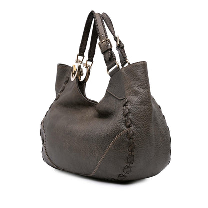 Gucci Medium Grained Calfskin Charlotte Hobo