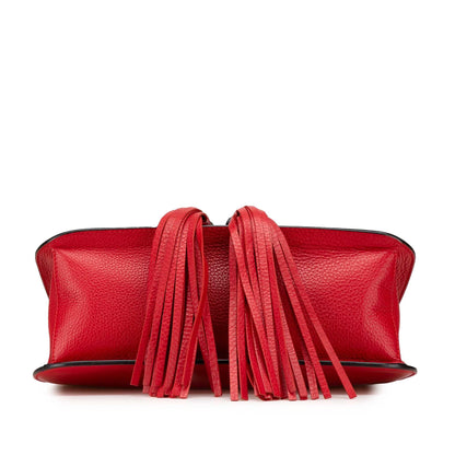 Gucci Medium Leather Bamboo Daily Crossbody