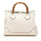 Gucci Medium Leather Bamboo Diana Tote