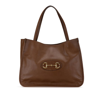 Gucci Medium Leather Horsebit 1955 Tote