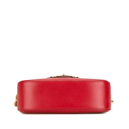 Gucci Medium Leather Web Crossbody