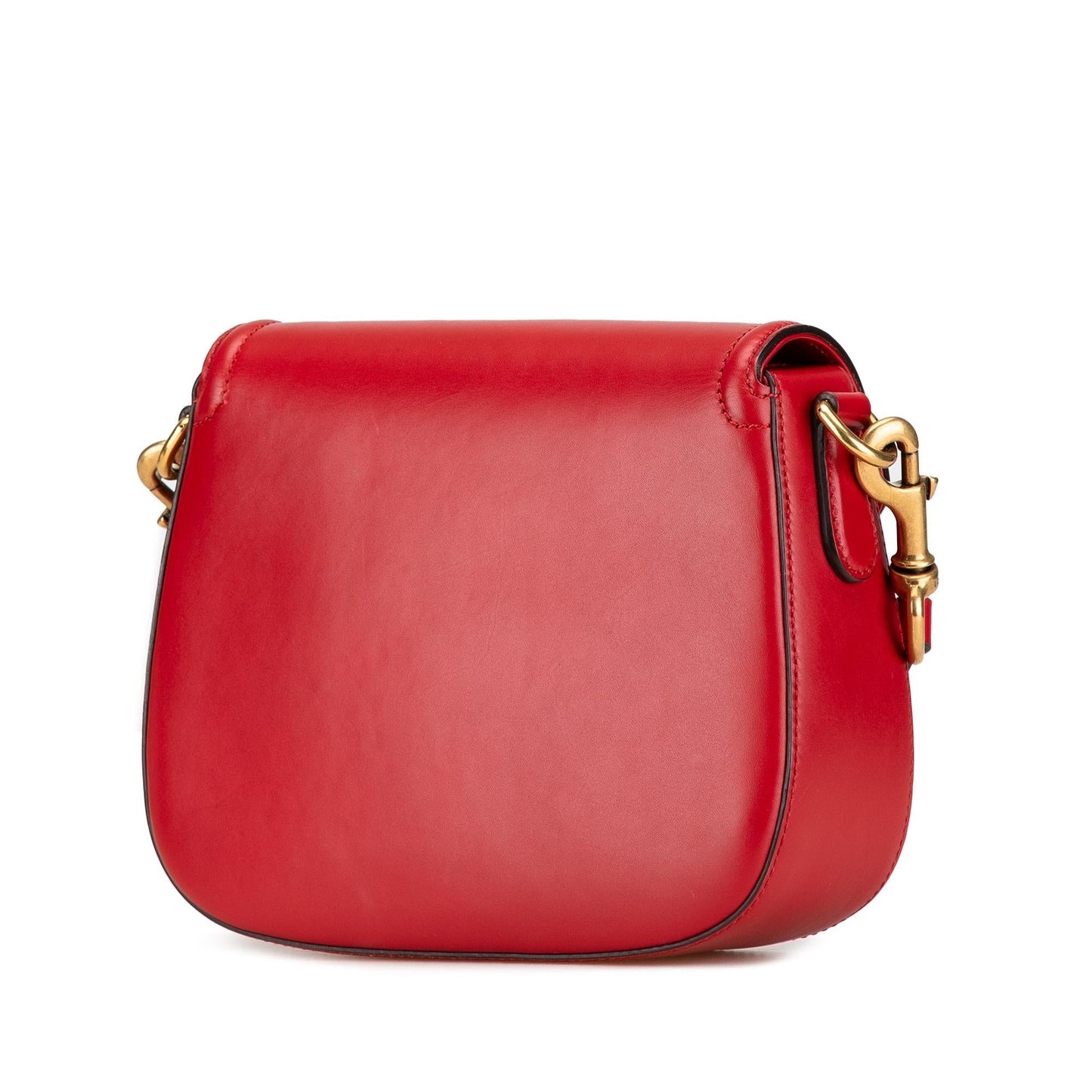 Gucci Medium Leather Web Crossbody