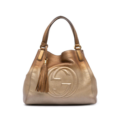 Gucci Medium Leather Ombre Soho Cellarius Tote