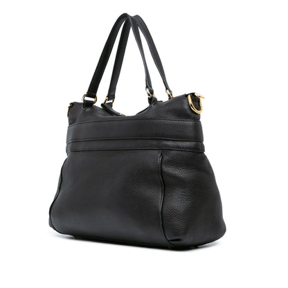 Gucci Medium Leather Ride Top Handle Bag (SHG-ijwBLn)