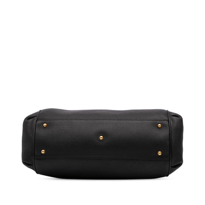 Gucci Medium Leather Ride Top Handle Bag