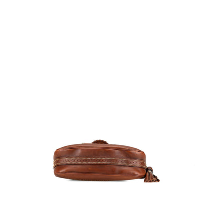 Gucci Medium Leather Snaffle Bit Shoulder Bag (SHG-rIbXIb)