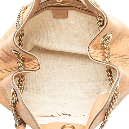 Gucci Medium Leather Soho Chain Tote